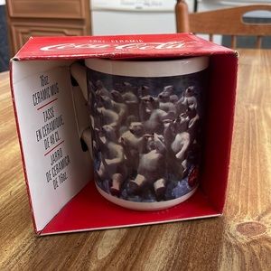 Vintage 1996 Coca Cola Bears Ceramic Mug (16oz)